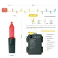 2 Pack 50 LED Outdoor Christmas Lights Battery Operated Mini String