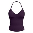 thumbnail image 3 of Women's High Elastic Nylon Seamless Sports Vest Top With Chest Cushion Beauty Back Fitness Sports Yoga Vest 3 Pk Compression Shirt Bodysuit Top Women Blouses Women Womens Muscle Top Crop Top Petite, 3 of 4