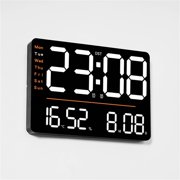 SDFGTstore Contemporary Digital Clock Multifunctional Display Temperature Sensors Count Down