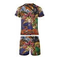 thumbnail image 6 of Yu-Gi-Oh Boys 2-Piece Swimsuit Set, Short Sleeve Rash Guard & Swim Trunks, 6 of 7