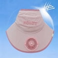 thumbnail image 5 of SAWOBUUN Kids Solar Fan Hat Wide Brim Beach Open Top Cap Cooling Breathable Sun Hats for Boys Girls, 5 of 5