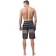 thumbnail image 4 of Bañador para hombre, pantalones cortos de secado rápido, pantalones cortos de baño con rayas coloridas Adepaton HMHZ266-17, 4 of 6