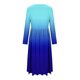 thumbnail image 2 of TaTaai Women's Casual Long Sleeve Tunic Top Round Neck Printed Loose Fit with Pockets Soft Stretchy Long Blouse for Spring Fall Gift, 2 of 6