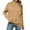 Khaki, variant on Ashirexll Winter Sweaters Pullover Sweaters for Women Solid Color Long Sleeve Round Neck Knitted Acrylic Sweater Tops Blouse