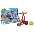 thumbnail image 4 of Marvel Bend and Flex, Flex Rider Iron Man Action Figure Toy, 6-Inch Flexible Figure and 2-In-1 Motorcycle For Kids Ages 6 And Up, 4 of 9