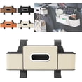 thumbnail image 1 of Car Organizers and Storage Box, 4 In 1 Multifunctional Car Organizers and Storage Back Seat for Hold Phone, Drinks, Handbag, Universal Fit for Suv/Sedan (White), 1 of 8