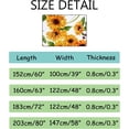 thumbnail image 3 of Crawling Indoor Carpet Play Mat Watercolor Sunflowers for Living Room Bedroom Educational Nursery Floor Mat Area Rugs 72x48inch, 3 of 6