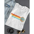 thumbnail image 3 of Retro Dippin' Dots Ice Cream Stripes - Cool Summer Graphic Women's T-shirt, 3 of 4
