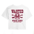 thumbnail image 2 of Marvel Guardians of the Galaxy - Wanted Star Lord - Juniors Cropped Graphic T-Shirt, 2 of 5