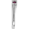 thumbnail image 3 of Designer 14K White Gold Diamond With Ruby Band Made In India -Jewelry By Sweet Pea Creations, 3 of 7