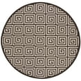 thumbnail image 2 of Safavieh Linden Joetta Geometric Indoor/Outdoor Area Rug, Natural/Brown, 6'7" x 6'7" Round, 2 of 7