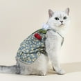 thumbnail image 3 of Dream Lifestyle Puppy Dress Sling Adorable Breathable Cosplay Dress-up Cherry Decor Decorating Summer Small Dog Princess Cosplay Costume for Party, 3 of 8