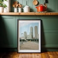 thumbnail image 6 of From Pier I 02 - Manhattan New York Photography City Skyline Architecture Boardwalk Travel Poster Black Framed Wall Art Print 6 x 8 inches, 6 of 9