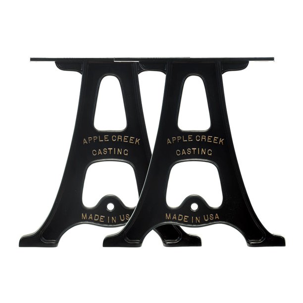 Set of (2) 16" Cast Aluminum Table legs (Lewis)