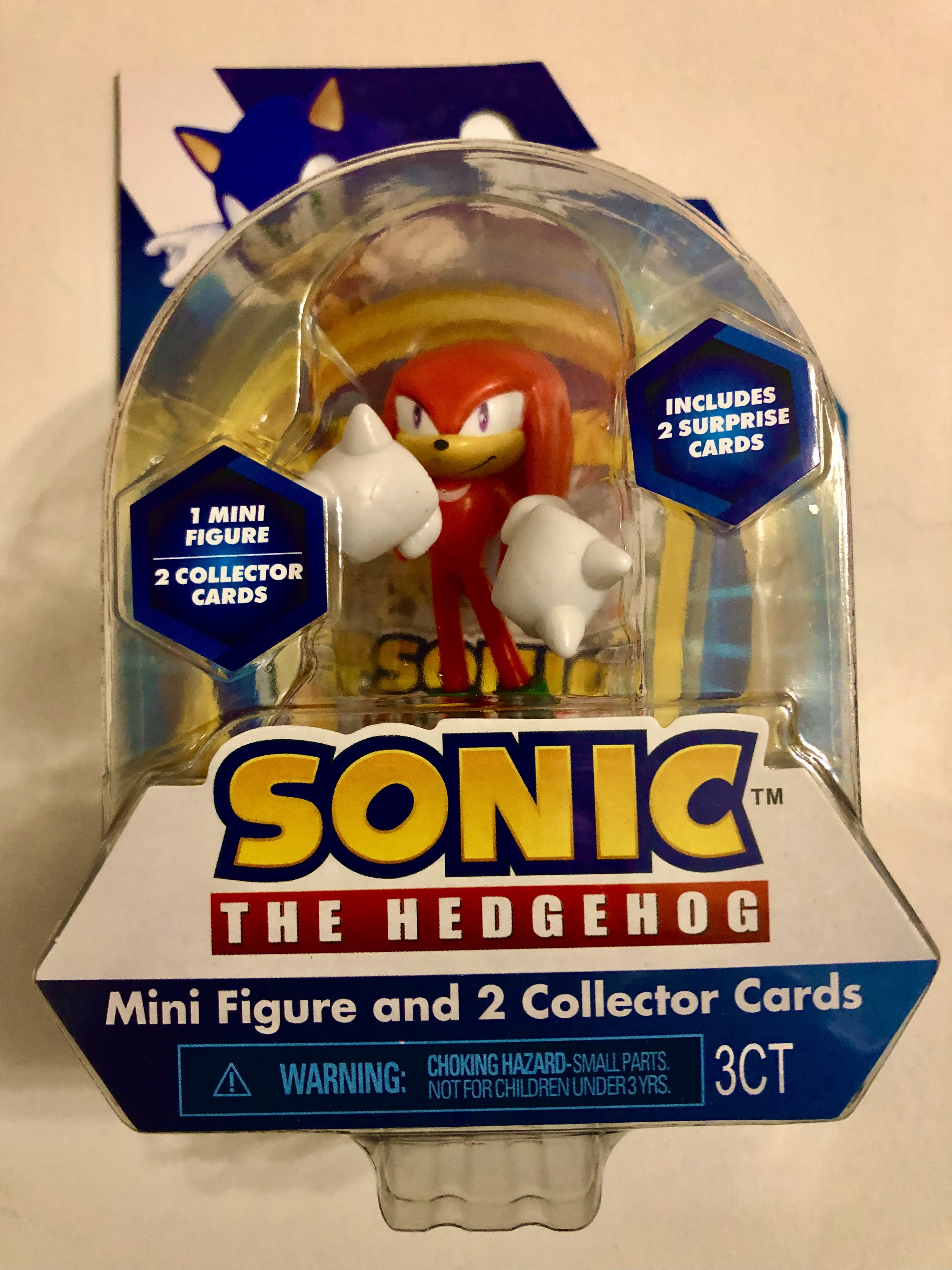Sonic the Hedgehog mini figure and 2 collector cards (Knuckles ...