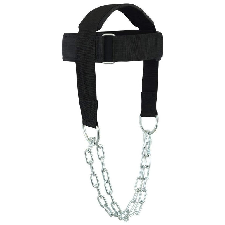 Weight Lifting Head Harness Padded With Adjustable Strap Neck