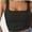 Black, variant on Womens Sleeveless Tanks Strappy Square Neck Skinny Cami Tops Basic Workout Fitness Crop Tank Top