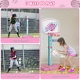 thumbnail image 2 of Set de aro y pelota de baloncesto Handwell 3 en 1 para niñas, 2 of 7