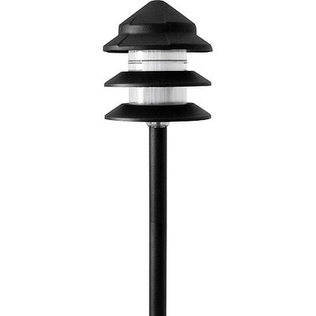 Paradise 6 Black Tier Lights and 2 Black Spot Light Kit, Low Voltage
