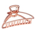 thumbnail image 2 of Clip de mandíbula de garra de pelo de aleación de metal grande para mujeres y niñas - Abrazadera fuerte, pasador antideslizante para el cabel Triángulo de oro rosa Soledad Pinza de pelo para mujer, 2 of 5