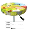 thumbnail image 4 of Kll Farm Animals 3 Round Bar Chair Cushion Cover 13 Inch,Bar Stool Protector With Elastic, Soft Washable, 4 of 7
