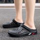 thumbnail image 4 of Zapatos de verano para hombre, sandalias con agujeros, chanclas transpirables huecas, zuecos, zapatillas de playa a la moda, talla grande 49, 4 of 7