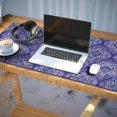 thumbnail image 3 of Long Mouse Pads for Desk,Purple Ethnic Geometric Pattern Desk Mats on Top Of Desks, Desk Mouse Pad Extra Large with 3mm Non-Slip Base and Stitched Edge for Gaming,Office,Work,Home 35.4"x15.7", 3 of 6