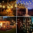 thumbnail image 3 of GooingTop 2 Pack Solar Outdoor String Lights Waterproof,Each 30FT 60LED Crystal Globe Solar Twinkle Fairy Lights for Patio Gazebo Yard Garden Tree Outdoor Decorations(Warm White), 3 of 9