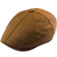 thumbnail image 4 of Gorra clásica de cuero para hombre, estilo vendedor de periódicos, estilo Ivy, plana, de taxista irlandés, Gatsby, de pesca, de golf, talla M., 4 of 5