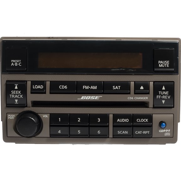 Restored 20052006 Nissan Altima AM FM Radio 6 Disc CD Player Bluetooth Beige 28185ZB20C (Refurbished)