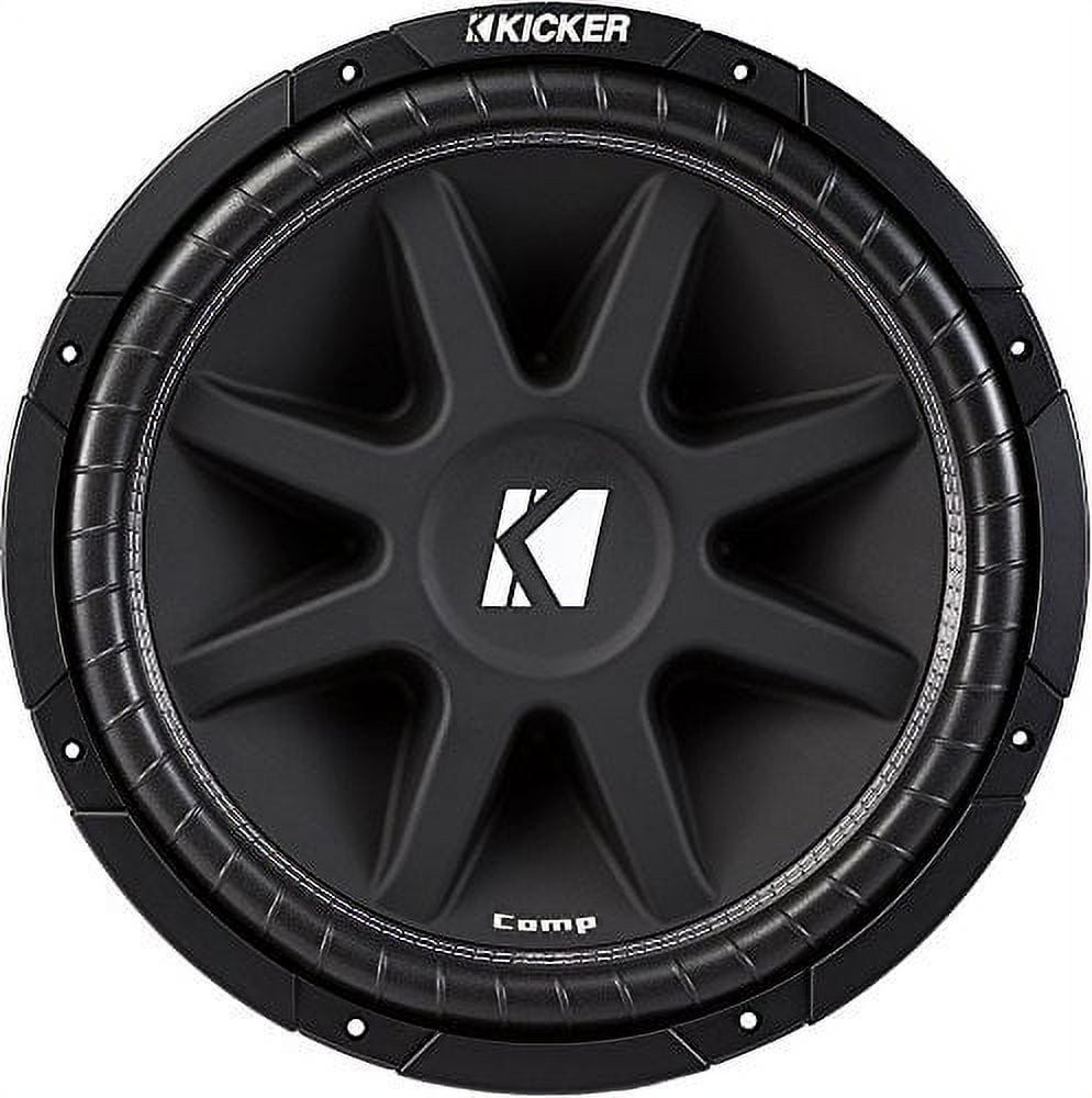 KICKER 15-Inch Subwoofer, 500W, 2-Ohm DVC, COMPVR Series - Walmart.com
