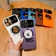 thumbnail image 6 of Compatible with iPhone 14 Pro Max Case with Ring Holder Kickstand, Military Grade Shockproof Slim Phone Cover Magnetic Case Shockproof Protective Case Cover for Women Men Purple, 6 of 8