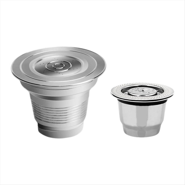 Cápsula de Café Reutilizable y Rellenable para Cafetera LOR con Filtros de Acero Inoxidable LM8012