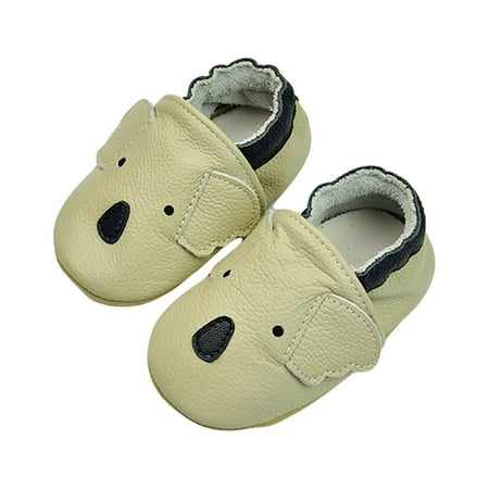 

Yoryorlue Infant Girls Boys Single Shoes Slip On Cartoon First Walk Shoes Toddler Soft Bottom Breathable Princess Shoes