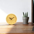 thumbnail image 5 of Creative solid wood alarm clock Fashion wooden needle Mute small table clock Log clock, 5 of 5