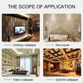 thumbnail image 3 of Furnoor 40mm Stainless Steel Flat Pressure Roller Wallpaper Apply DIY Hand Roller Plate Tool, 3 of 8