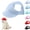 Blue, variant on Canvas Dog Baseball Cap with Ear Holes, Adjustable Neck Strap Pet Sun Hat, Lightweight Outdoor Peaked Cap for Small Medium Dog Summer Beach Walking Hiking Travel (L)