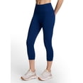thumbnail image 3 of Reebok Women's and Women's Plus Everyday High Rise Capri Leggings, 20" Inseam, Sizes XS-4X, 3 of 6