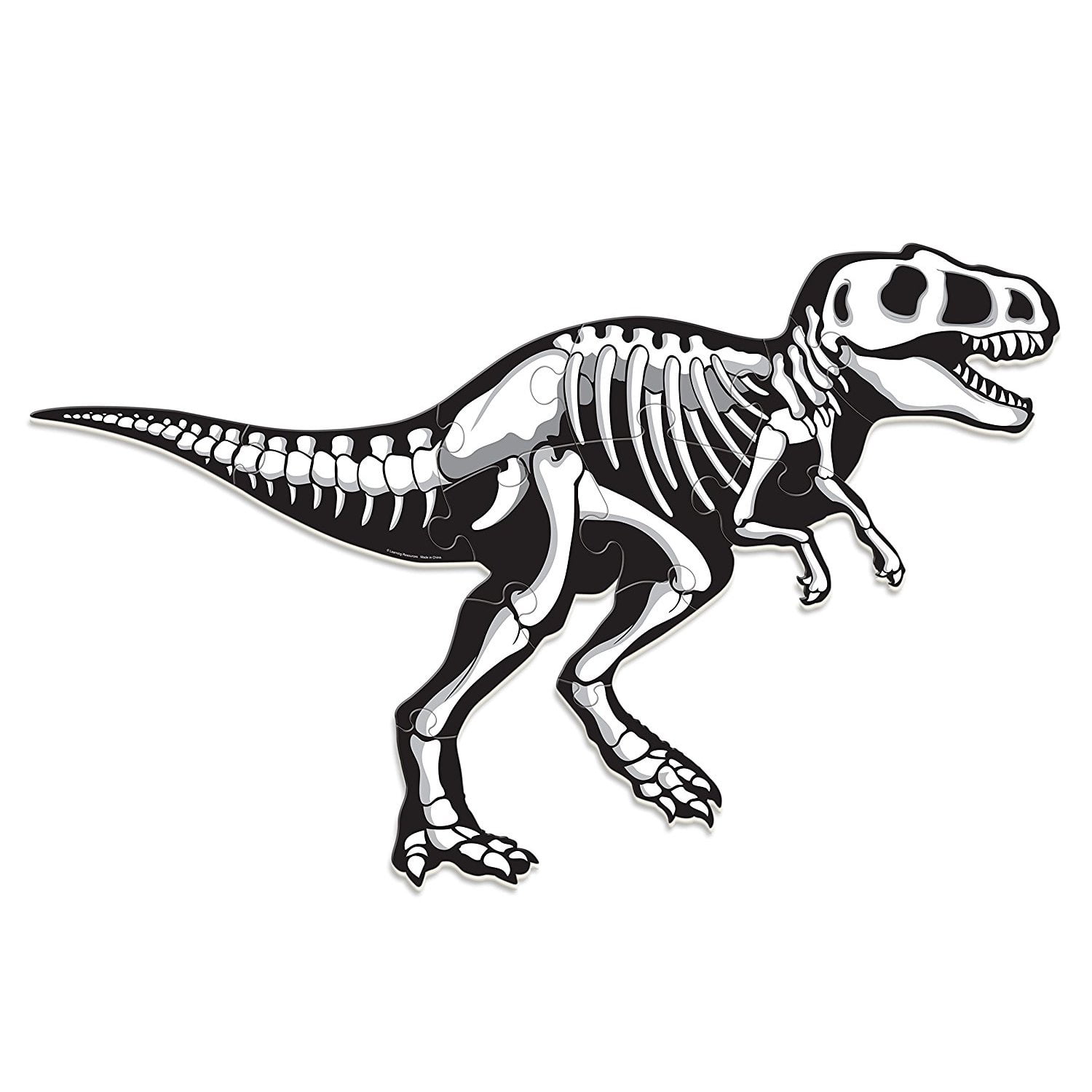 Learning Resources T-Rex Jumbo Dinosaur Floor Puzzle, Problem Solving, Fine Motor, Ages 3+