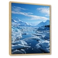 thumbnail image 2 of Designart "Glacier Arctic Dream " Landscape & Nature Floater Framed Canvas Print, 2 of 7