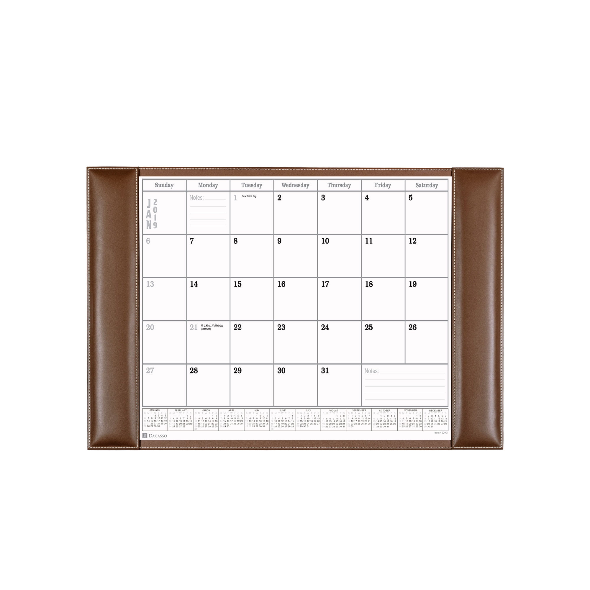 Desk Pad Calendar Leather Jacki Rhodia Desk Pad Calendar Leather Jacki Rhodia