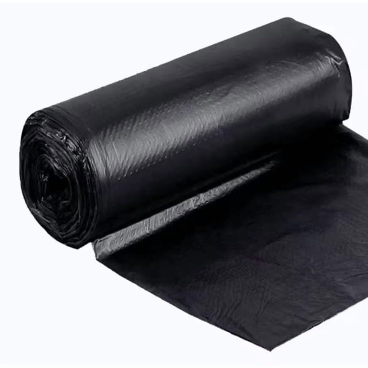 120-Pack 35 Gallon Lightweight Stretchable Trash Bags - Star-Sealed Bottom, Black Plastic Liners, Perfect Fit for 30-35 Gallon Cans, Great for Home & Small Business Cleanup