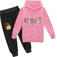 thumbnail image 3 of Roblox traje de ocio bidimensional periférico de animación de juego de dos piezas para niños y niñas, suéter y pantalones para niños, 3 of 4