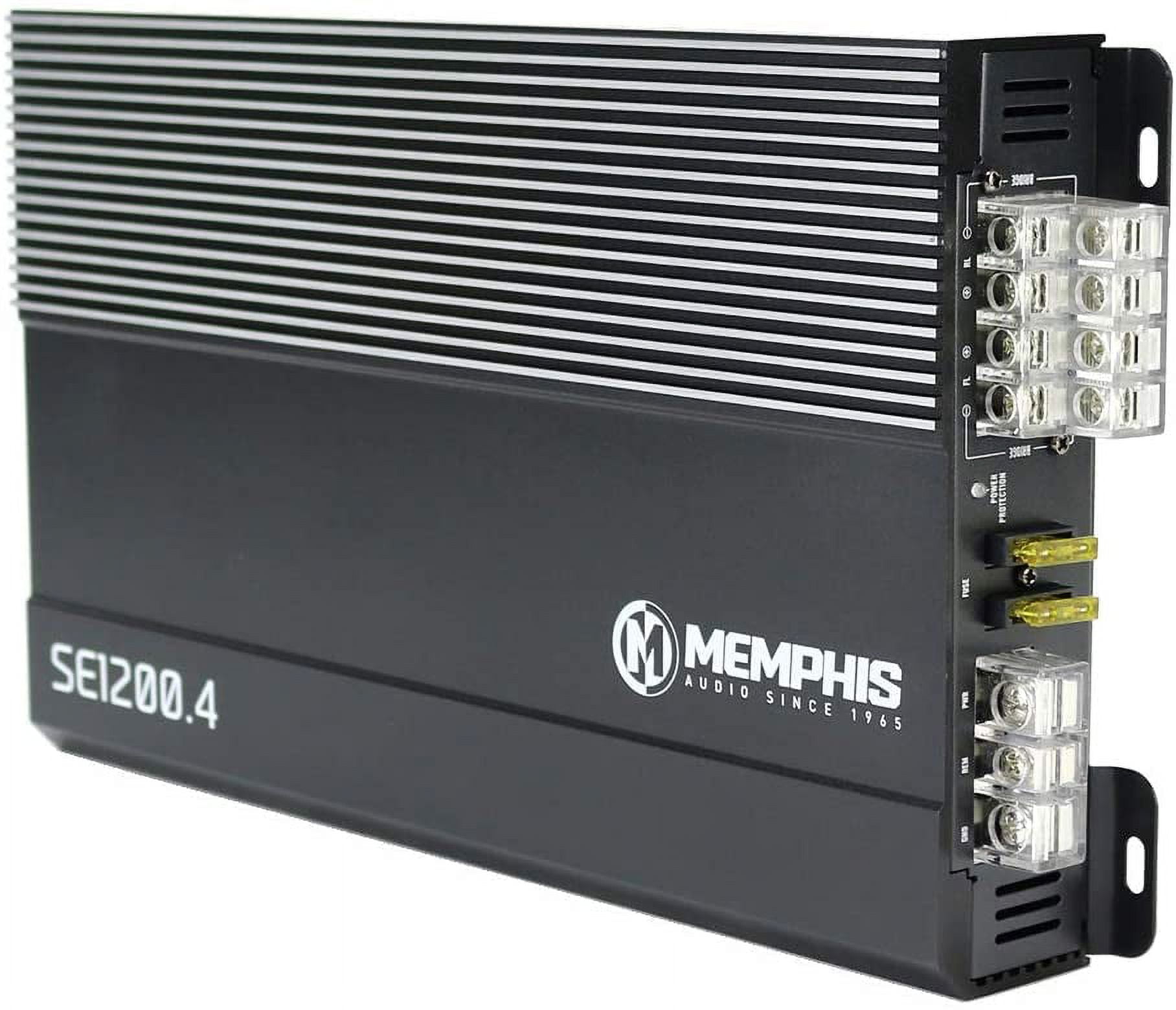 Memphis Audio SE1200.4 Street Edge 1200W 4-Channel Car Audio Amplifier