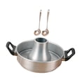 thumbnail image 2 of Mini olla caliente para ramen, olla portátil para estofado, utensilios de cocina fáciles de transportar, plato para calentar 24 cm, 2 of 9