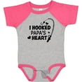 thumbnail image 3 of Inktastic I Hooked Papa's Heart with Fishing Rod Boys or Girls Baby Bodysuit, 3 of 5