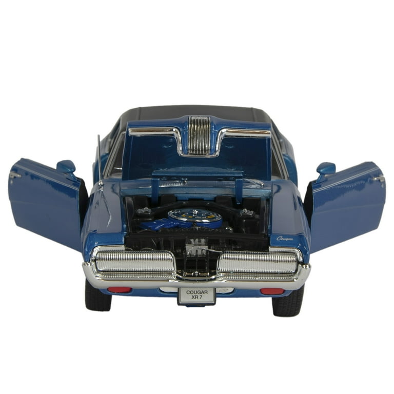 Welly NEX Models 1970 Mercury Cougar XR7 Blue 1:18 Diecast Welly NEX Models 1970 Mercury Cougar XR7 Blue 1:18 Diecast