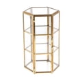 thumbnail image 3 of simhoa Hexagonal Geometric Glass Box Terrarium Air Plant Planter Candleholder Copper, 3 of 8