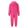 thumbnail image 6 of Cozy Thermal Jumpsuit for Everyday Casual Wear with Zip Front Lined Comfort and Relaxed Fit Nighttime Pajama Piece, Hot Pink, XXXXXL, 6 of 6