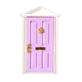 thumbnail image 4 of 1:12 DollHouse puerta de madera miniatura con abierto hacia afuera CUTICAT Dollhouse Miniature Furniture, 4 of 8